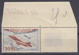 France 1954 Poste Aerienne Yvert#30 Mint Never Hinged (sans Charniere) - Unused Stamps