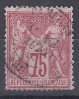 France 1876 Paix Et Commerce Yvert#71 Used - 1876-1878 Sage (Typ I)