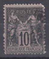 France 1877 Paix Et Commerce Yvert#89 Used - 1876-1898 Sage (Type II)