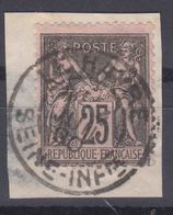 France 1884 Paix Et Commerce Yvert#97 Used - 1876-1898 Sage (Type II)