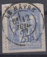 France 1876 Paix Et Commerce Yvert#78 Used - 1876-1898 Sage (Type II)