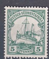 Germany Colonies South-West Africa, Sudwestafrica 1900 Without Watermark Mi#12 Mint Hinged - Sud-Ouest Africain Allemand