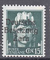 Germany Occupation Of Zara (Zadar) 1943 Mi#3 Mint Hinged - Besetzungen 1938-45