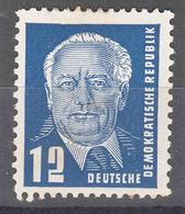 Germany DDR 1952 Mi#323, Yellowish On The Backside - Unused Stamps