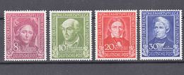 Germany 1949 Mi#117-120 Mint Hinged - Unused Stamps