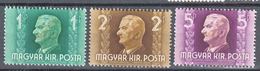 Hungary 1941 Mi#657-659 Mint Never Hinged - Neufs