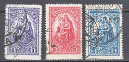 Hungary 1926 Mi#427-429 Used - Gebruikt