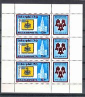 Hungary 1976 Mi#3122 Mint Never Hinged Kleinbogen - Unused Stamps