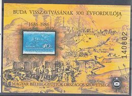 Hungary 1986 Commemorative Block - Ongebruikt