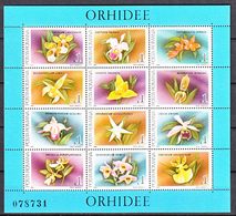 Romania 1988 Flowers Orhidee Mi#Block 249 Mint Never Hinged - Unused Stamps