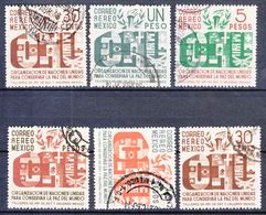 Delcampe - Mexico 1946 UN Airmail Mi#905-909 Used - Mexiko