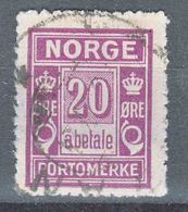 Delcampe - Norway 1921 Porto Mi#9 Used - Gebraucht