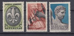 Netherlands 1937 Mi#301-303 Mint Hinged - Neufs