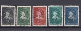 Netherlands 1937 Children Mi#308-312 Used - Gebruikt