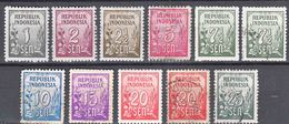 Indonesia 1951 Mi#73-81 Mint Hinged/used - Indonesië