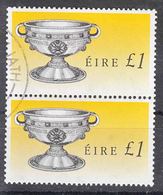 Ireland Irland Eire 1990 Mi#707 Used Pair - Gebruikt