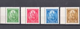 Hungary 1932 Madonna Mi#484-487 Mint Never Hinged, Last Stamp Lightly Folded - Ungebraucht