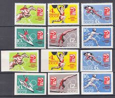 Russia SSSR 1964 Olympic Games Tokyo Mi#2932-2937 A And B, Mint Never Hinged - Neufs