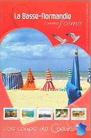 France 2012, La Basse-Normandie Comme J'aime, Interesting Philatelic Item With 10 Unused Stamps - Ungebraucht