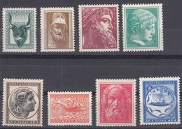 Greece 1954 Antique Art Mi#624-631 Mint Never Hinged - Ungebraucht