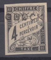 Obock 1892 Timbre Taxe Yvert#8 Mint Hinged (avec Charniere) - Unused Stamps