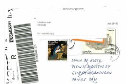 EP321  SPANIEN - Rücksendung 2019, Da Nicht Lieferbar - Lettres & Documents