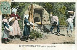 Boulanger * CPA 1909 * Métier * Boulangerie Four à Pain - Kunsthandwerk