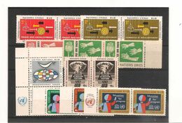 1964 N°Y/T : 124/132**  EN PAIRE COTE : 12,00 € - Unused Stamps