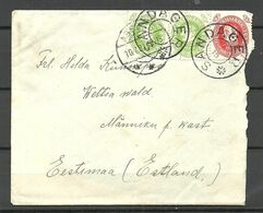 DENMARK Dänemark 1931 Cover To Estonia O Sandager - Covers & Documents