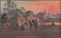 Evening At An Egyptian Village, C.1905-10 - Tuck's Oilette Postcard - Non Classificati