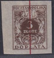 POLAND 1924 D78I Proof Mint Hinged - Postage Due