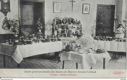 BRAINE L' ALLEUD ..-- Ecole Des SOEURS De MARIE . Partie Culinaire . 1920 Vers Villers La Ville . Voir Verso . - Eigenbrakel