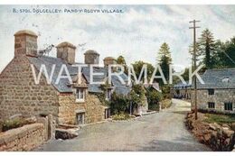 DOLGELLEY PAND-Y-RODYN VILLAGE OLD COLOUR POSTCARD WALES - Merionethshire