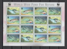 Grenada - Grenadines 2001 WWF Parrotfish Sheetlet MNH - Ongebruikt