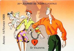 ► Illustration Fernand ZACOT - AMIENS  - Saint Valentin  - Journée De La Carte Postale 1999 - Zacot, Fernand