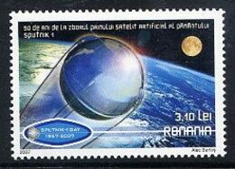 ROMANIA 2007 Anniversary Of First Artificial Satellite  MNH / **.  Michel 6244 - Nuovi