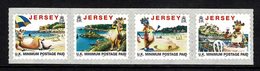 Jersey 1997 Tourism - 'Lillie The Cow' Self-adhesive Strip MNH - Jersey