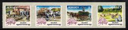 Jersey 1998 'Days Gone By' Self-adhesive Strip MNH - Jersey