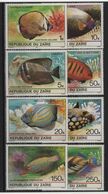 Zaire - N°995 à 1002 - Faune - Poissons - Cote 6.50€ - * Neufs Avec Trace De Charniere - Nuevos