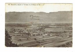 74 HAUTE SAVOIE DOUVAINE Vue Depuis La Terrasse Du Château De Ballaison Plan Peu Courant Mais Carte Défectueuse - Douvaine