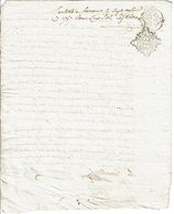 1757 - Document Manuscrit - 2 Cachets Généralité D'Alençon - Taxe "douze Deniers Et 1 Sol  + 3 Deniers" - Seals Of Generality