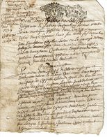 1739- Document Manuscrit - 2 Cachets Généralité D'Alençon - 16 Deniers Et 1 Sol + 1 Sol Et 4 Deniers (2 Pages) - Timbri Generalità