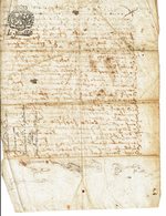 1682 - Document Manuscrit - Cachet Généralité D'Alençon - Taxe De "Huit Deniers Le Feuillet" - Seals Of Generality