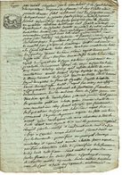 1804 - Acte Notarial - Timbre Fiscal Rectan. 50ct - Timbre à Sec Administration Des Domaines…+ Filigrane TIMBRE ROYAL - Manuscrits