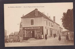 CPA Saône Et Loire Saint Léger Sur Beuvray Commerce Shop Devanture Magasin Non Circulé - Other & Unclassified