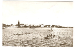 WARSZAWA Rowing Widok Na Prage + "III Conférence Hydrologique Des Etats Baltiques 1930" Red Handstamp +postmark LOPP - Poland