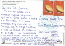 37686. Postal Aerea BUENOS AIRES (Argentina) 2004. Matasellos De URUGUAY En Transito - Storia Postale