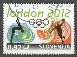 2012 - Summer Olympics LONDON - Slovenia - USED - Basketball Swimming - Summer 2012: London
