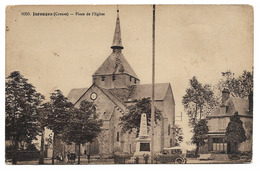 CPA 23 CREUSE  JARNAGES  Place De L'Eglise - Autres & Non Classés