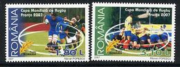 ROMANIA 2007 Rugby World Cup Set Of 2   MNH / **.  Michel 6242-23 - Ongebruikt